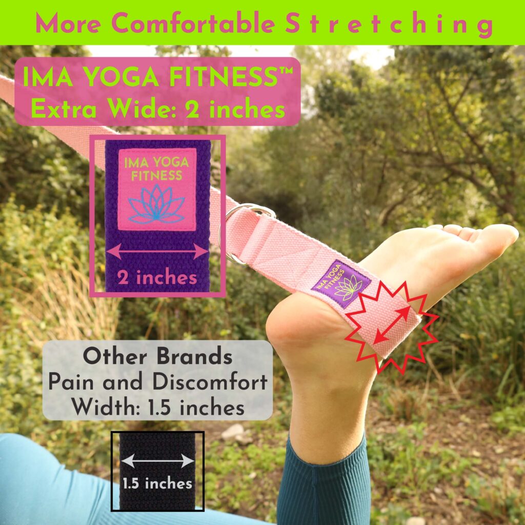 Ima Yoga Fitness - Adaptive Yoga Strap - Infographics - Purple-25