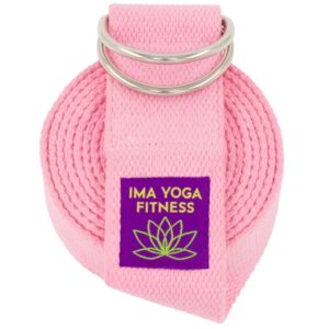 ima yoga fitness adaptive pink yoga strap