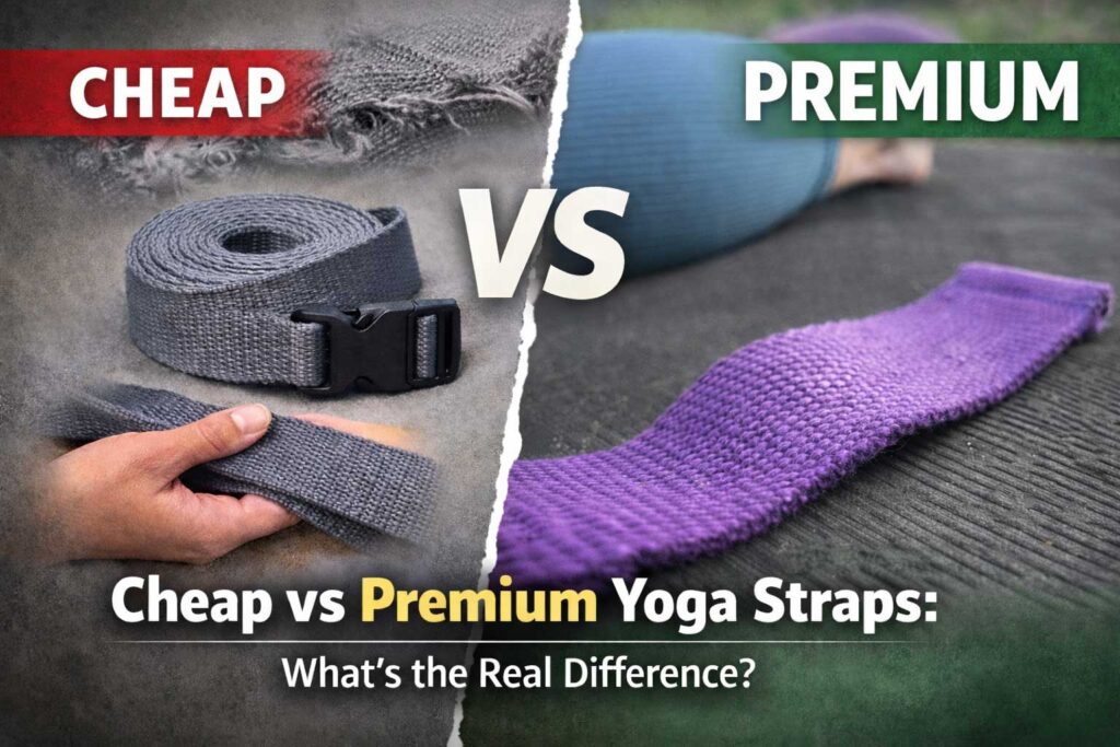 cheap vs premium yoga straps
