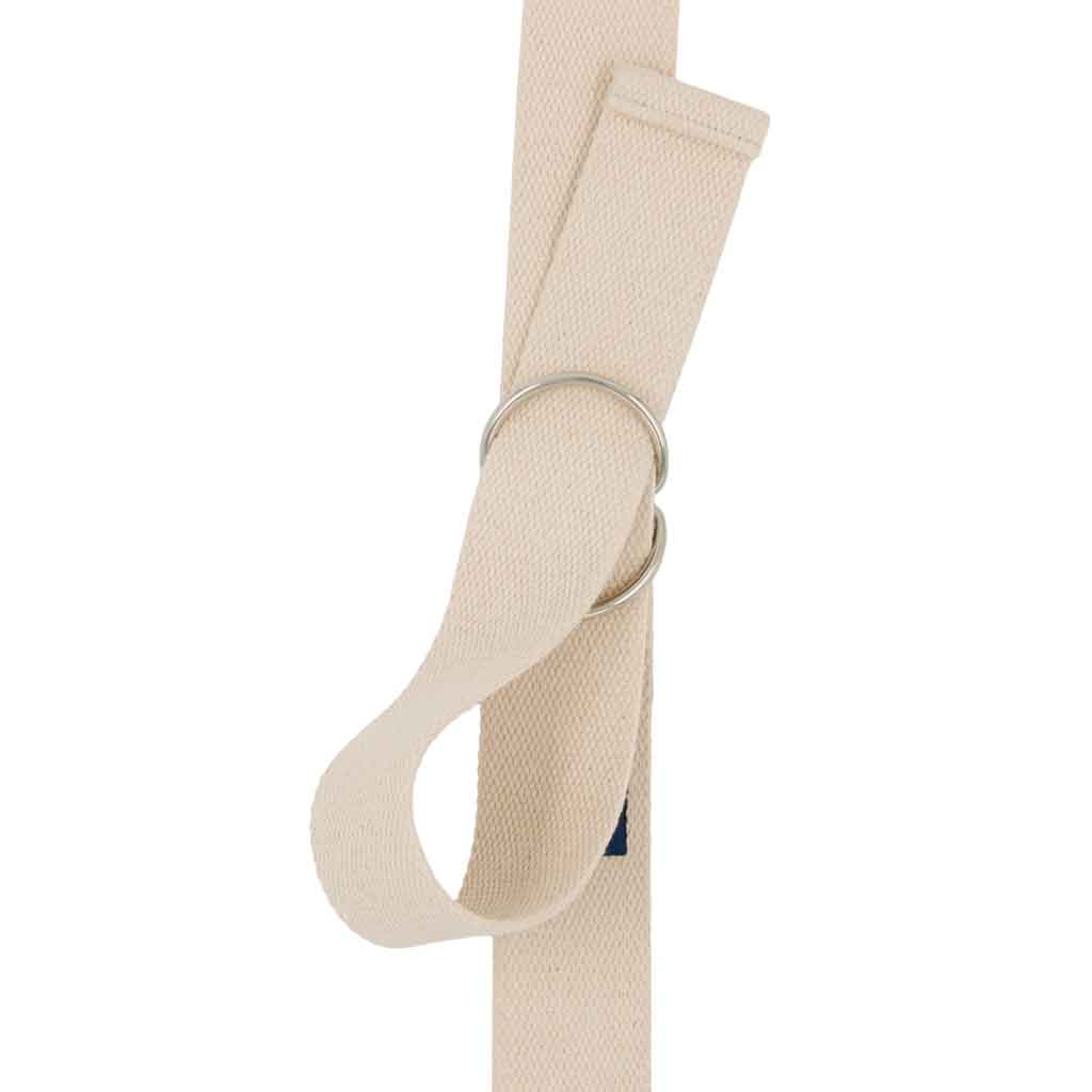 how to use d-ring on a yoga strap step three