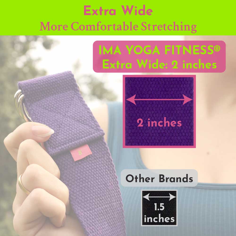 Ima Yoga Fitness - Adaptive Yoga Strap - Purple - Image 3